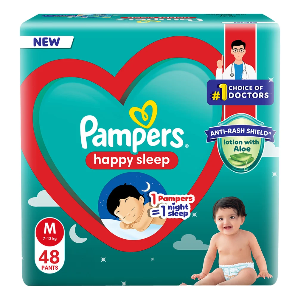 Pampers Happy Sleep Pants Medium 7-12 kg