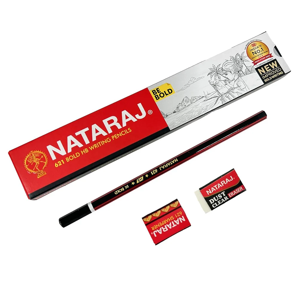 Nataraj 621 Writing Pencils - 10 Pcs