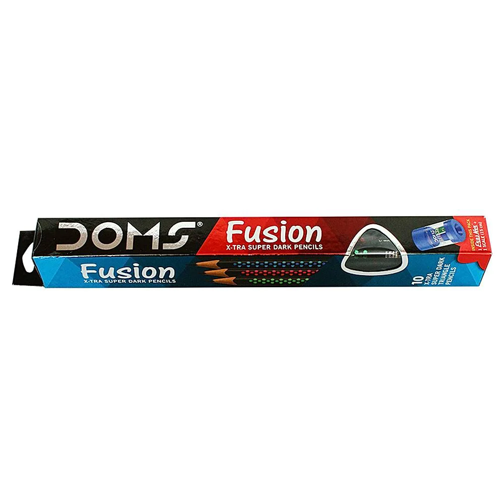 Doms Fusion X-Tra Dark Pencil - 10 Pieces