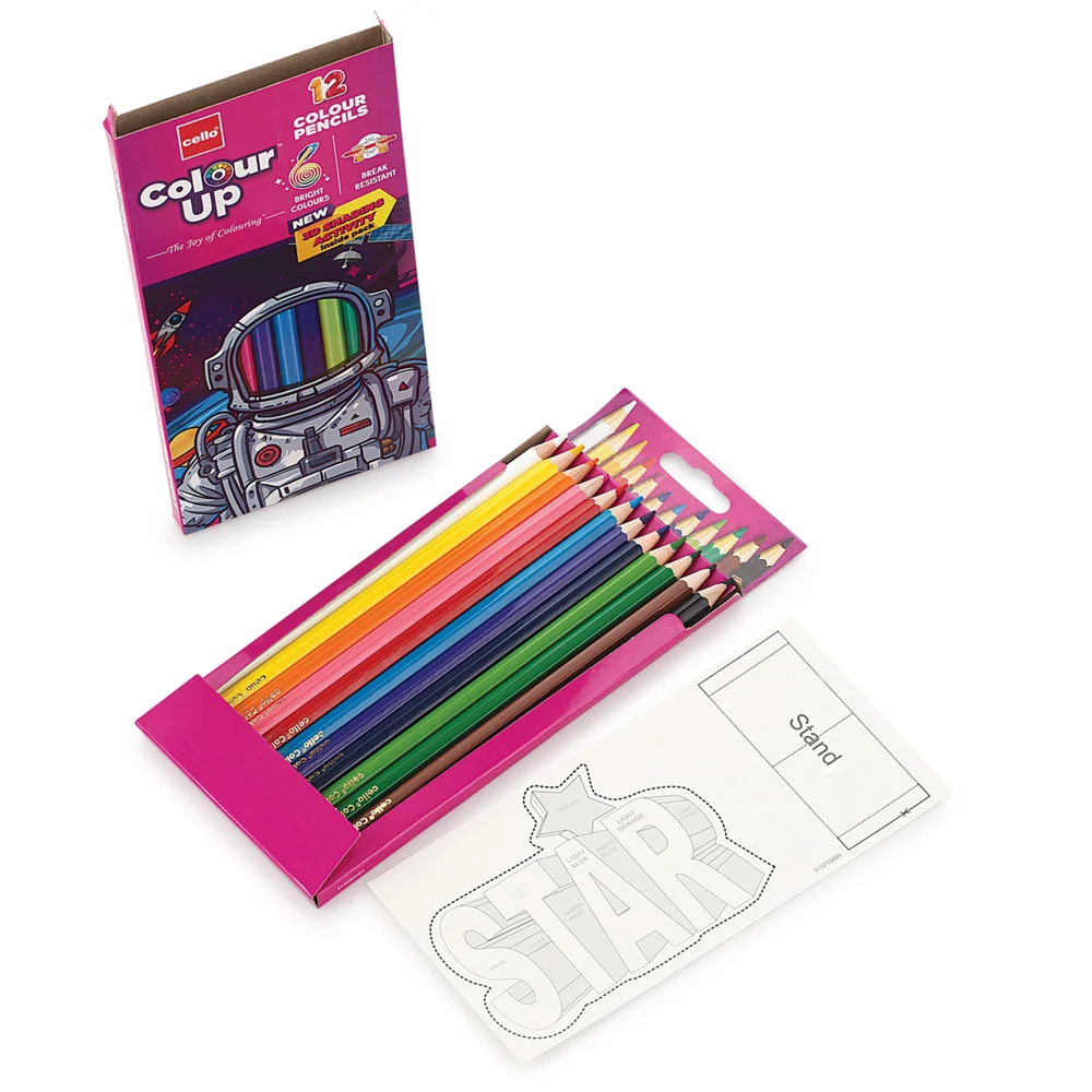Cello Colour Up Colour Pencils - 12 Pieces