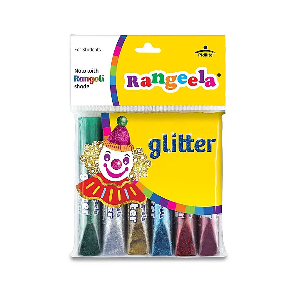 Pidilite Rangeela Paper Glitter - 6 Shades