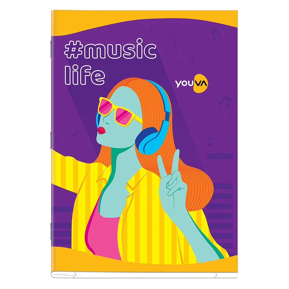 Navneet Youva A4 Notebook (Assorted) - 140 Pages : 1 Unit