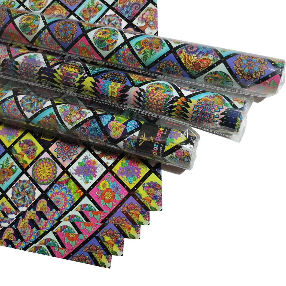 Colour Paper Gift Wrapping Paper Design2