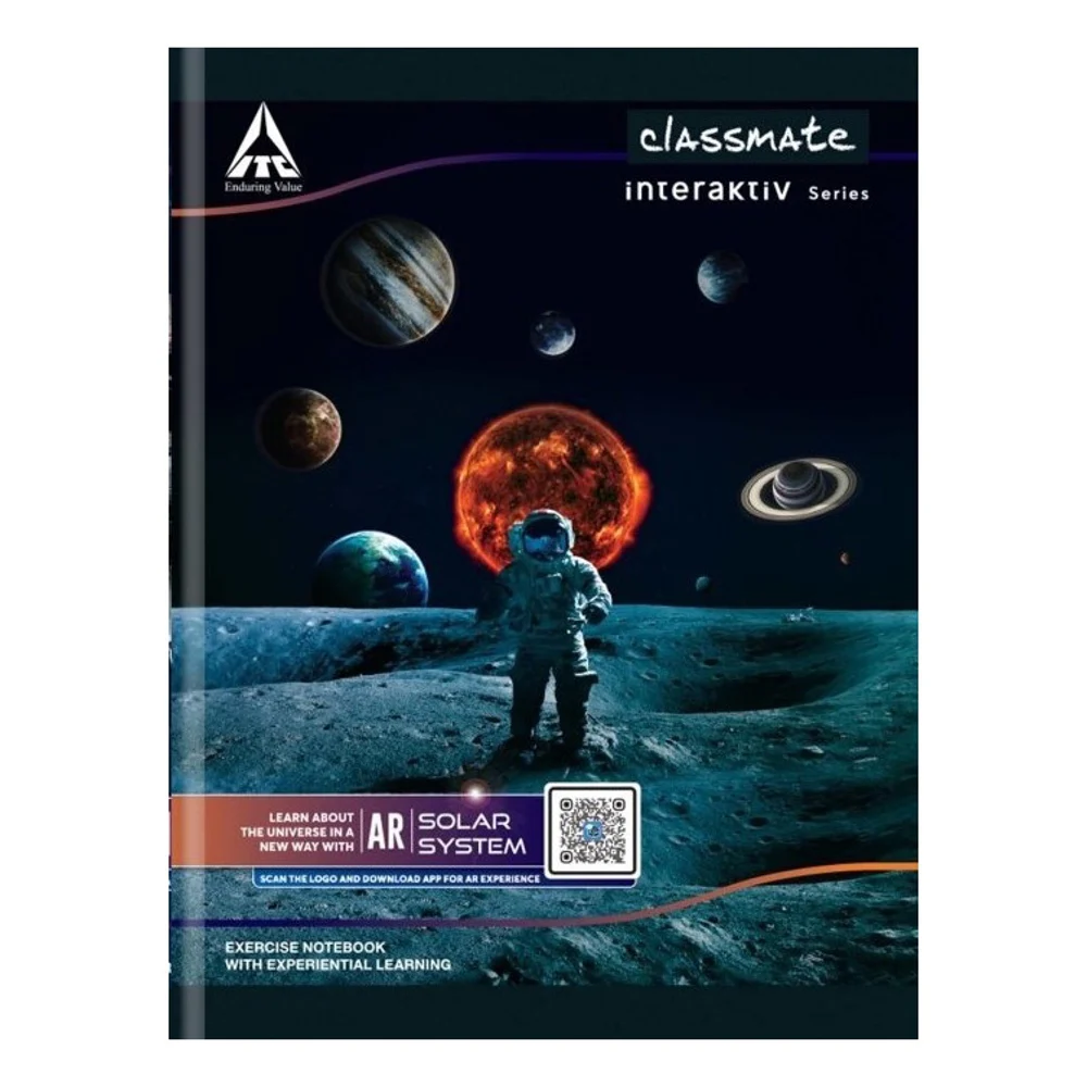 Classmate AR Interaktiv Assorted Note Book Single Line - 24x18 cm