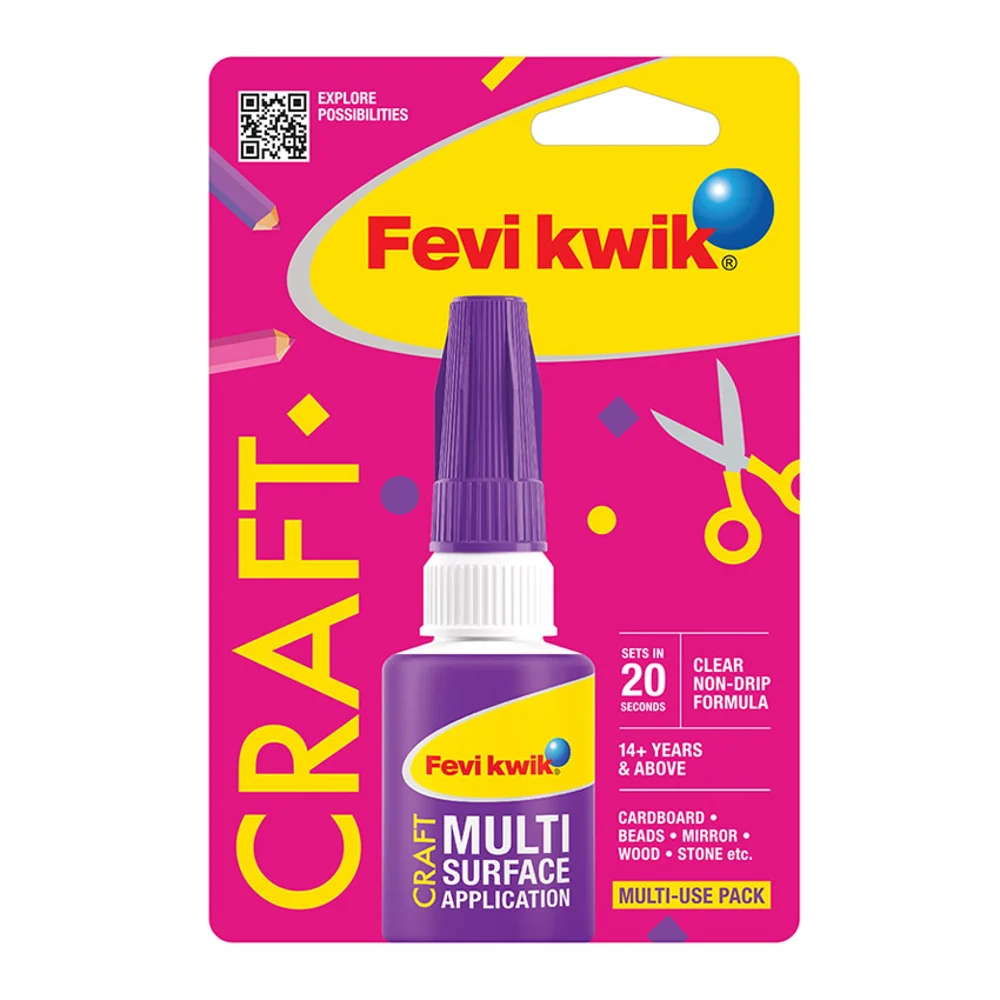 Pidilite Fevikwik Craft Multi Surface Application