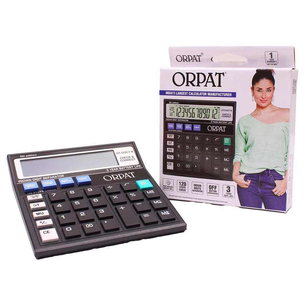 Orpat OT512 CTN 12 Digit Calculator