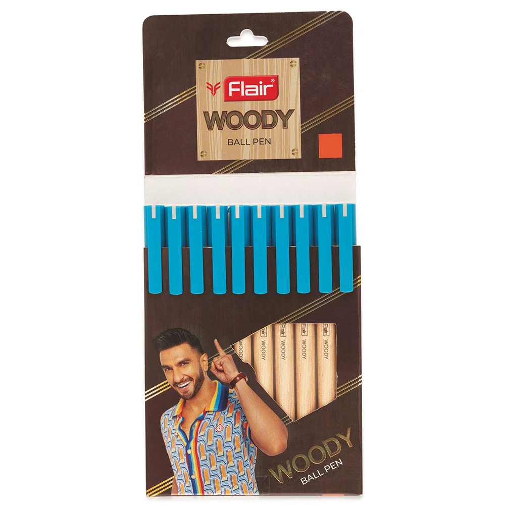 Flair Woody Ball Pen - Blue