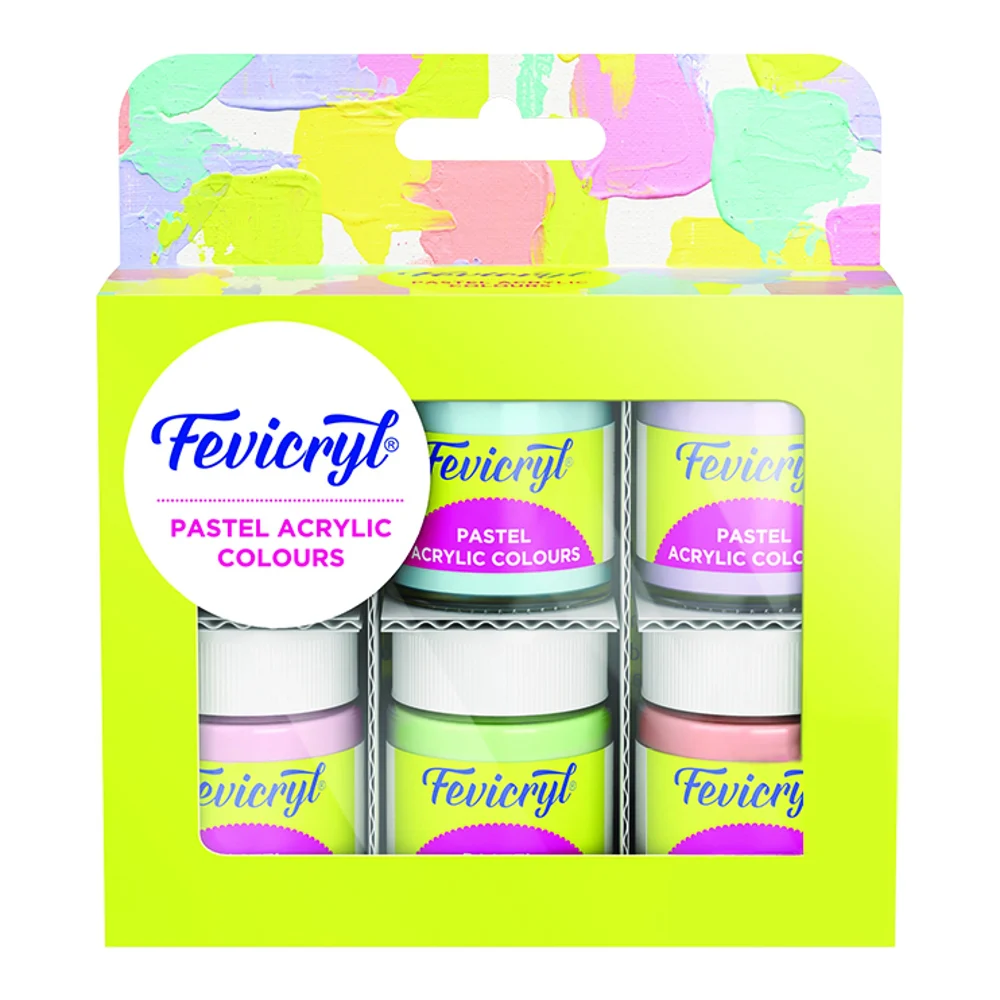 Pidilite Fevicryl Pastel Acrylic Colours Kit
