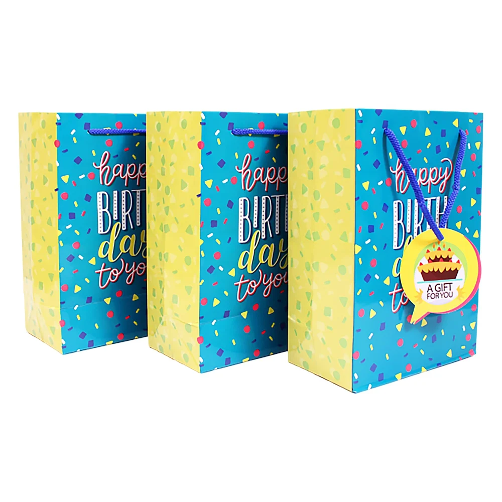Archies Happy Birthday To You Design Printed Paper Gift Bag (Small)