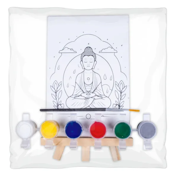 Little Birdie Create & Display Fun Set - Buddha Pre Marked Panel