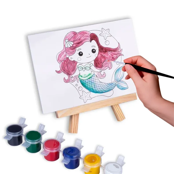 Little Birdie Create & Display Fun Set - Little Mermaid Pre Marked Panel