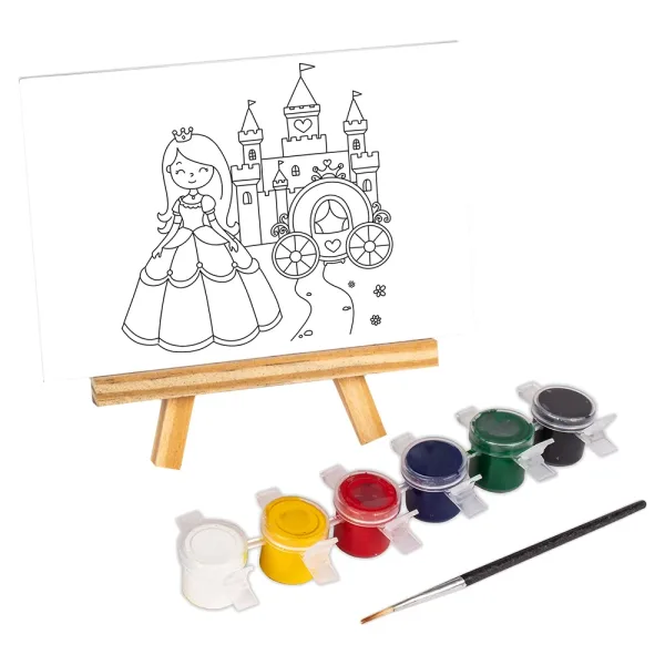 Little Birdie Create & Display Fun Set - Princess Castle Pre Marked Panel