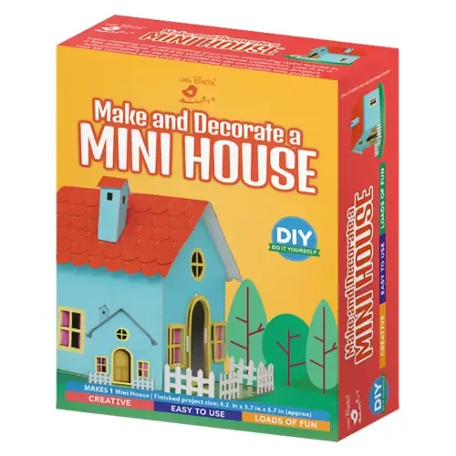 Little Birdie Make & Decorate A Mini House DIY Kit