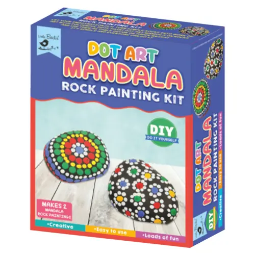 Little Birdie Dot Art Mandala Rock Painting DIY Kit