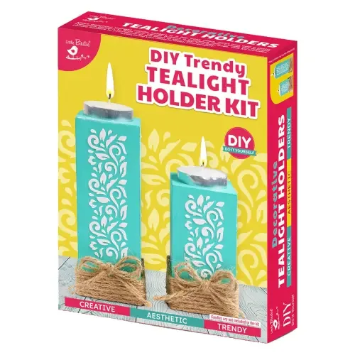 Little Birdie DIY Trendy Tealight Holder Kit - Set of 2