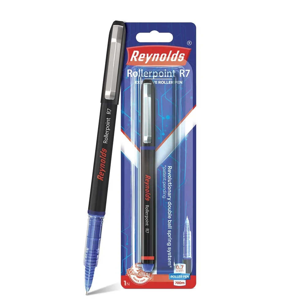 Reynolds Rollerpoint R7 Blister Blue Ball Pen