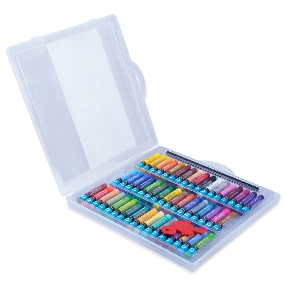 Apsara Oil Pastels Crayons (Multicolour) - 52 Pieces