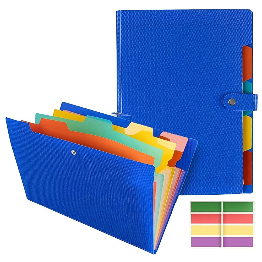 SPS File Folder A4 Size (Blue) 5 Pocket
