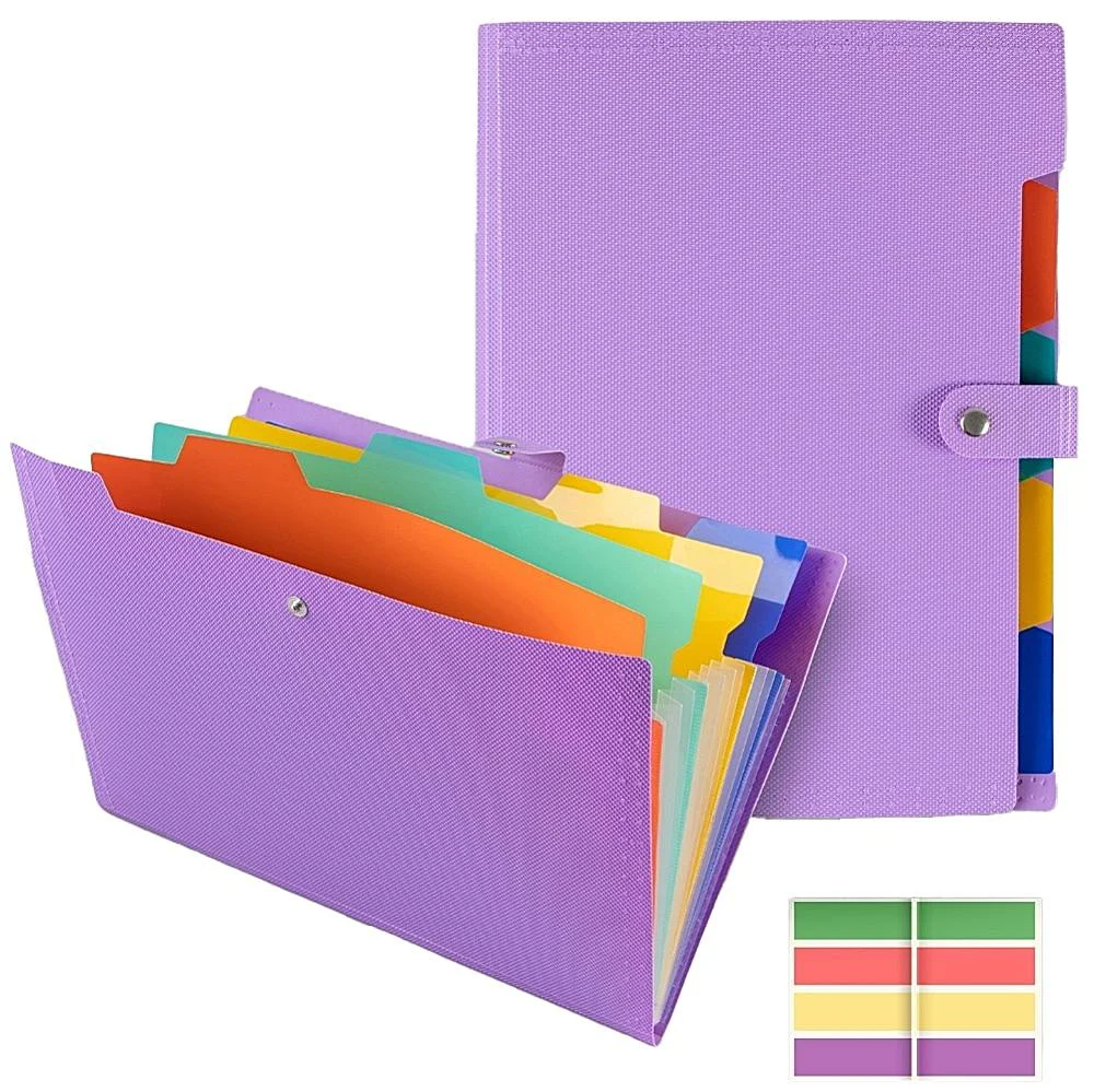 SPS File Folder A4 Size (Lavender) 5 Pocket