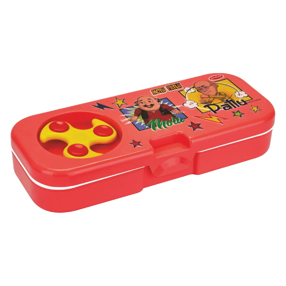 Pratap Motu Patlu Pencil Box (Red)