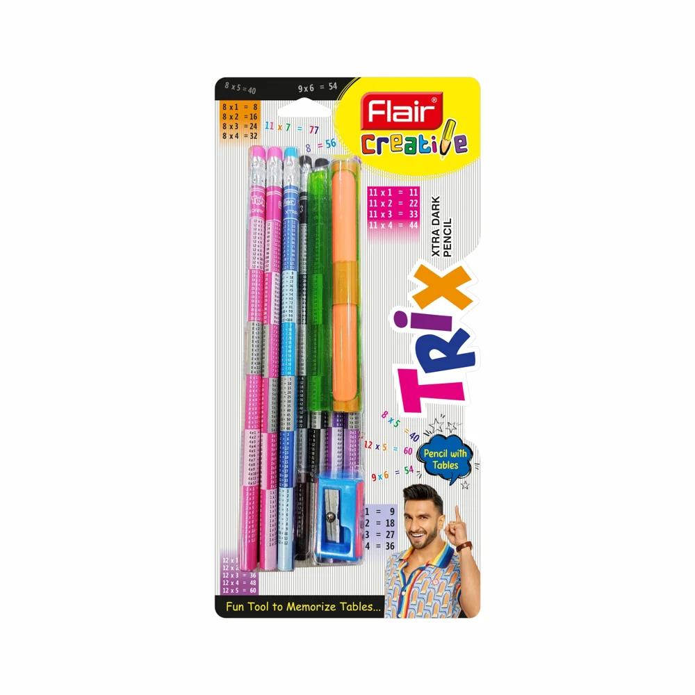 Flair Trix Wooden Pencil Kit Fcwp-04