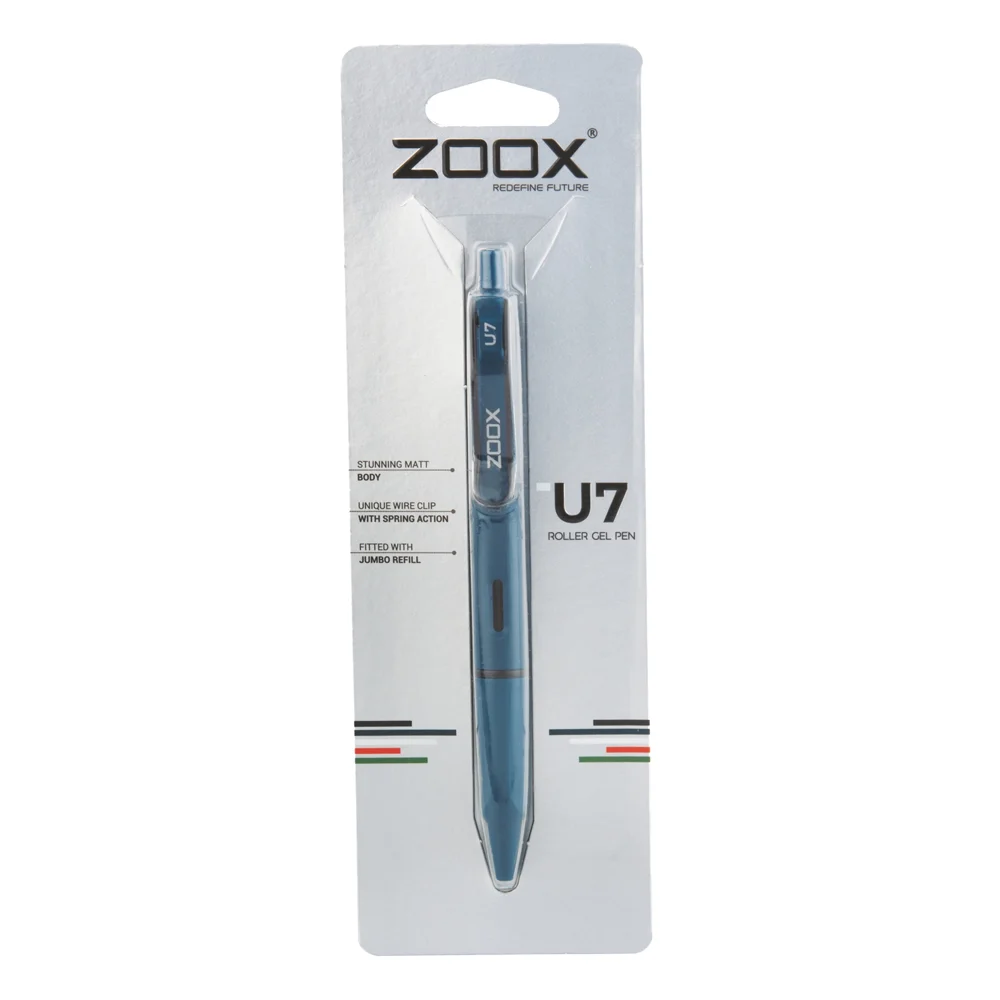 Flair Zoox U7 Roller Gel Pen (Blue)