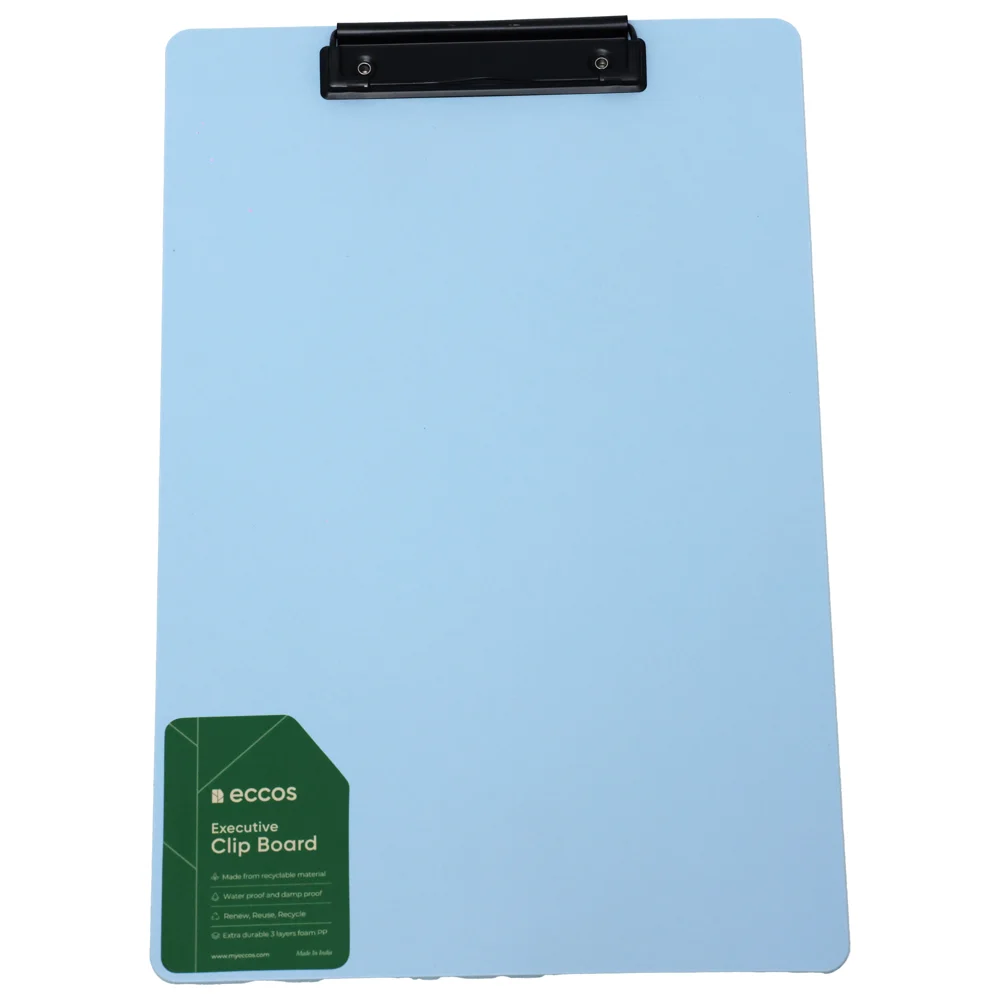 ECCOS Executive Clip Board A4 Size (Light Blue)