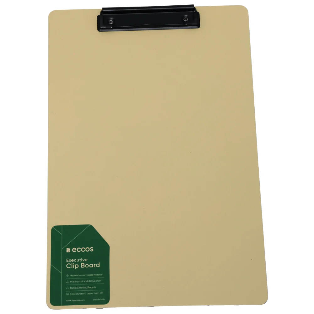 ECCOS Executive Clip Board A4 Size ( Sorrell Brown)