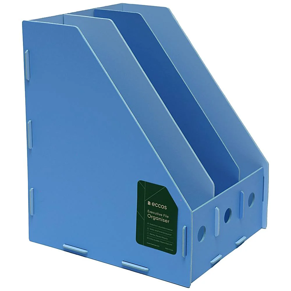 ECCOS Executive File Organiser (Light Blue)