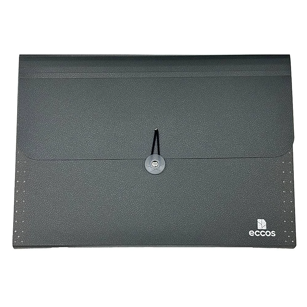 ECCOS Expanding File 01 A4 Size 13 Pockets (Grey)