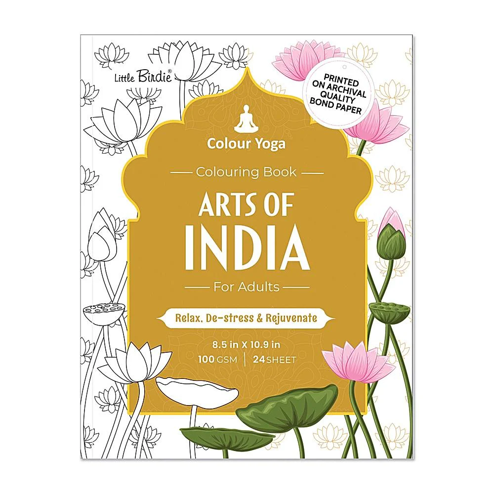 Little Birdie Colouring Book Art of India