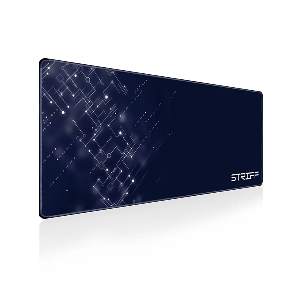 Striff Extended Size Gaming Mouse Pad (Divine Blue)