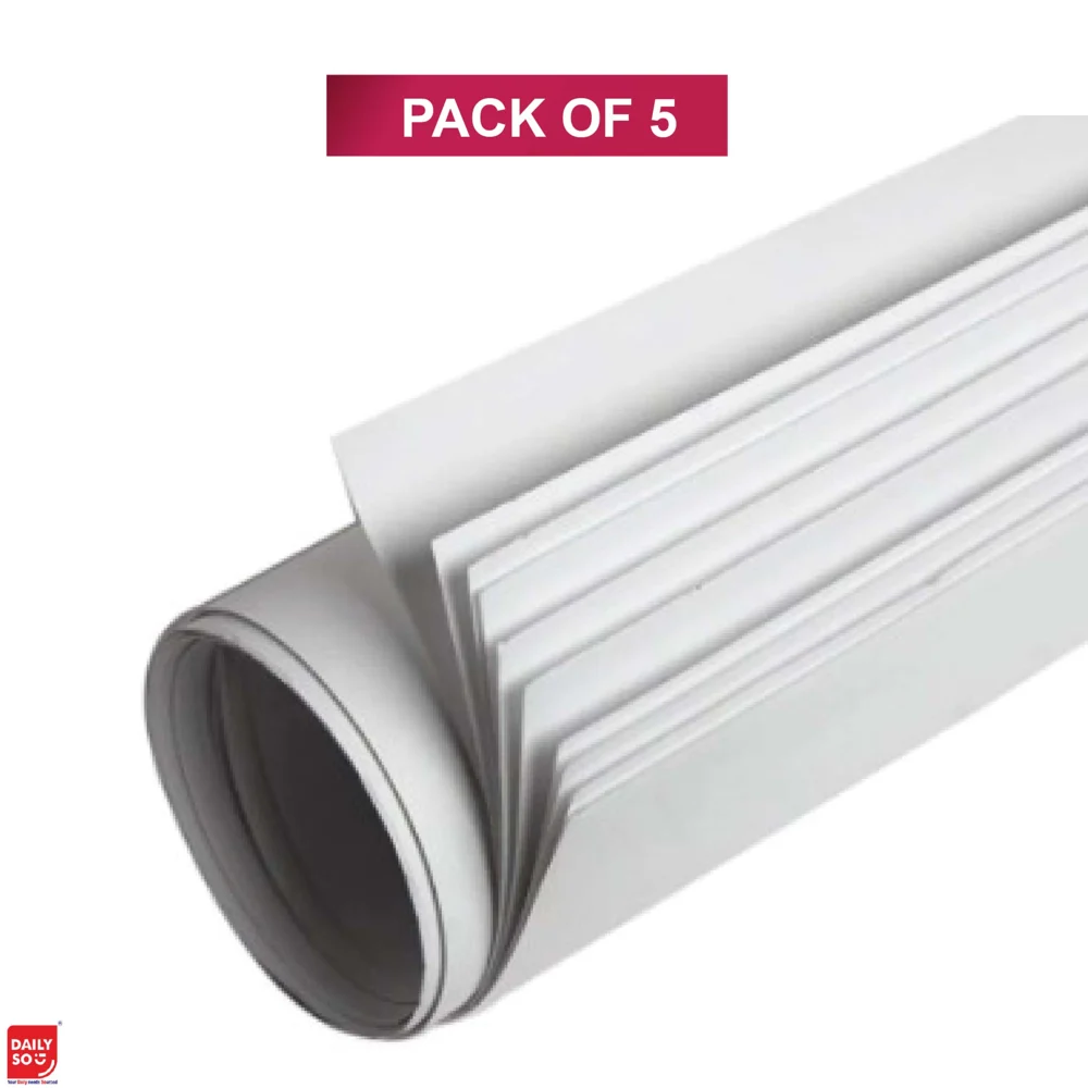 Dailyso Chart Paper 22X28 Inch - White - 5 Sheets