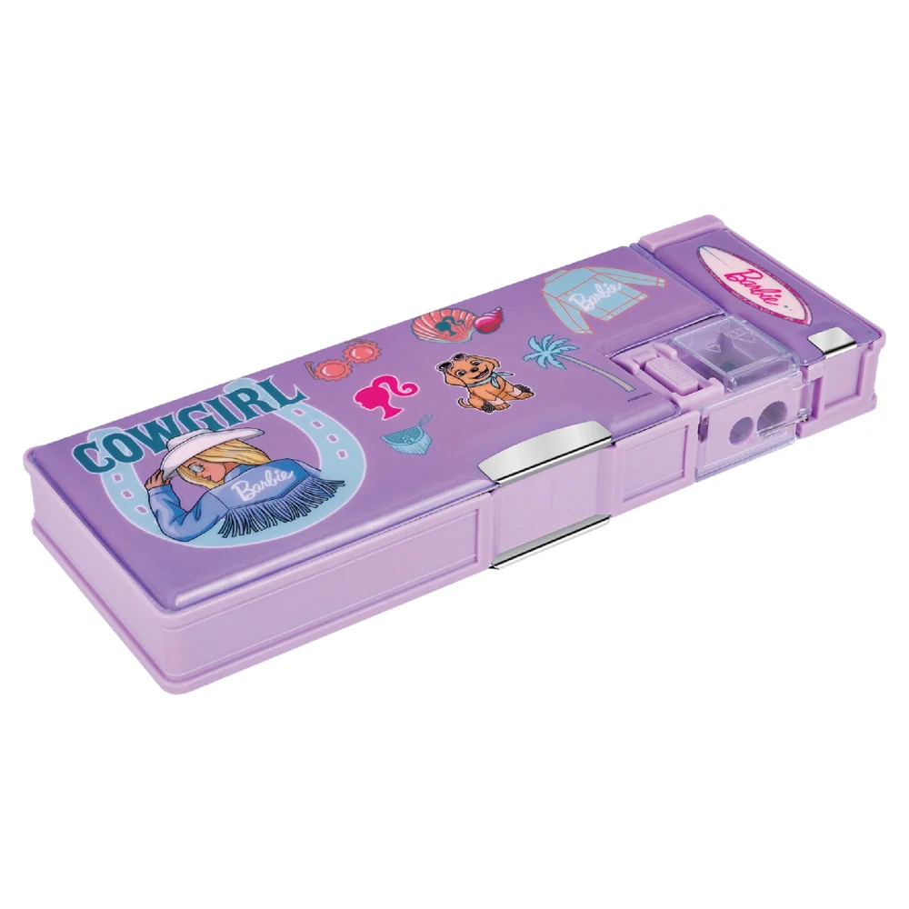 Pratap Barbie Dual Sided Pencil Box (Purple)