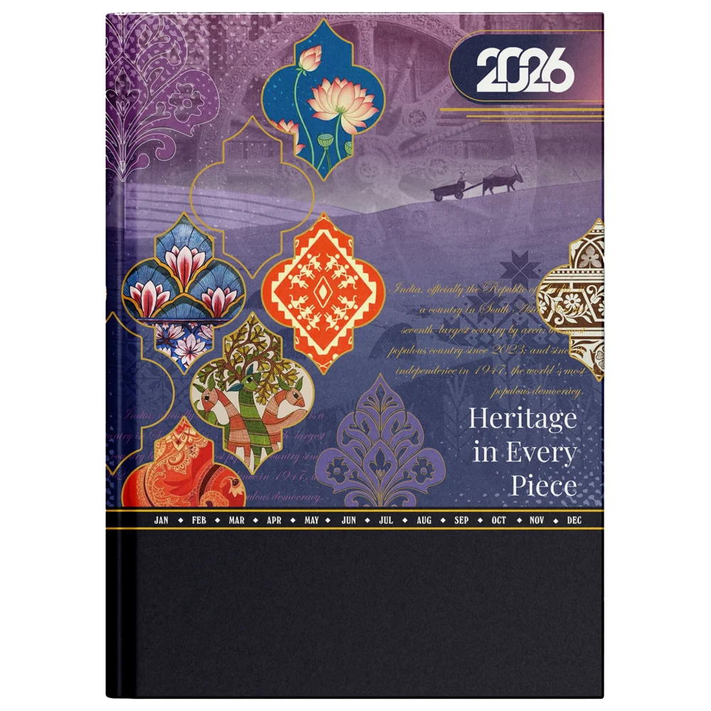 Matrikas A5 Metallic Diary 2026 B - 336 Pages