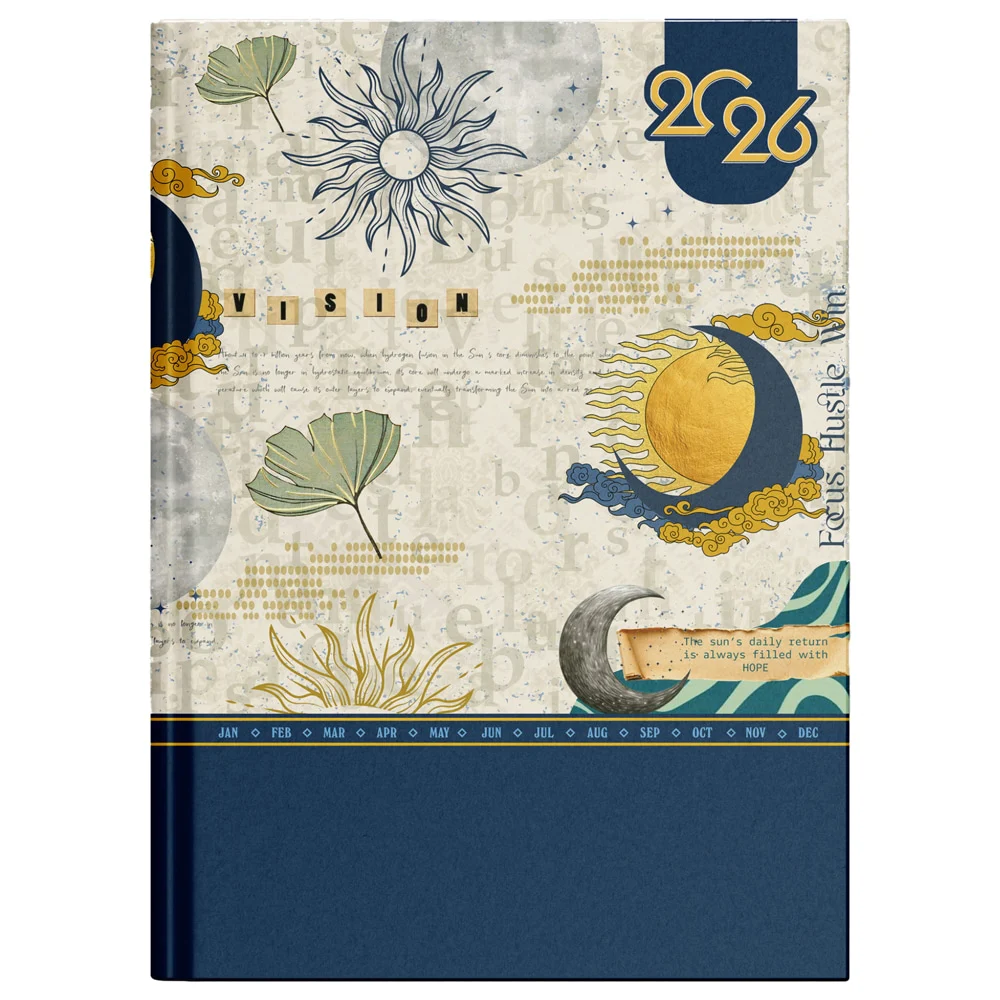 Matrikas Executive Metallic Diary 2026 A - 336 Pages