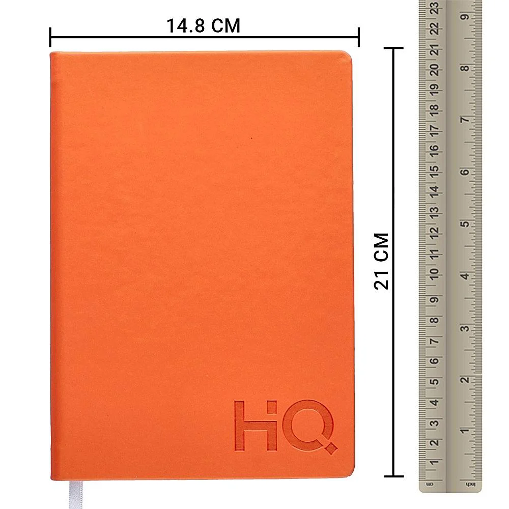 HQ Case Bound Notebook Elegance Single Line (A5 Size) 192 Pages