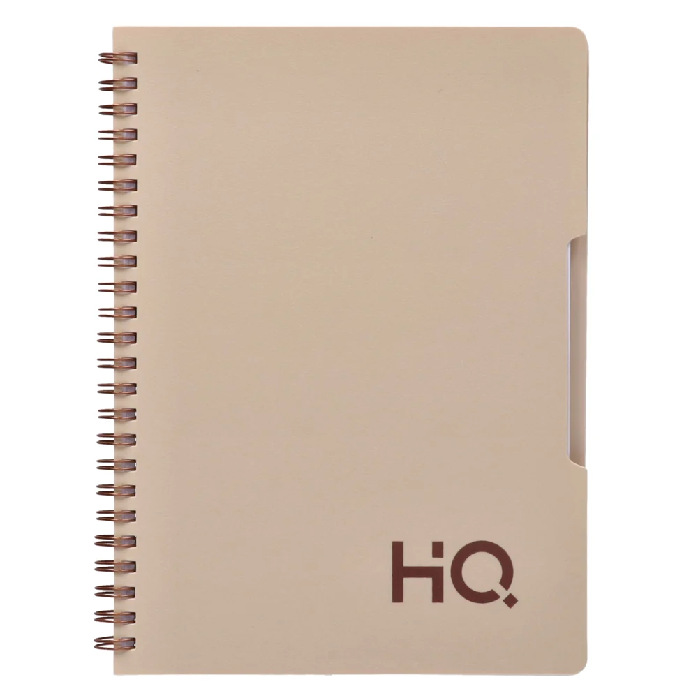 HQ Single Subject Book Single Line (A5 Size) 160 Pages - Dessert Beige