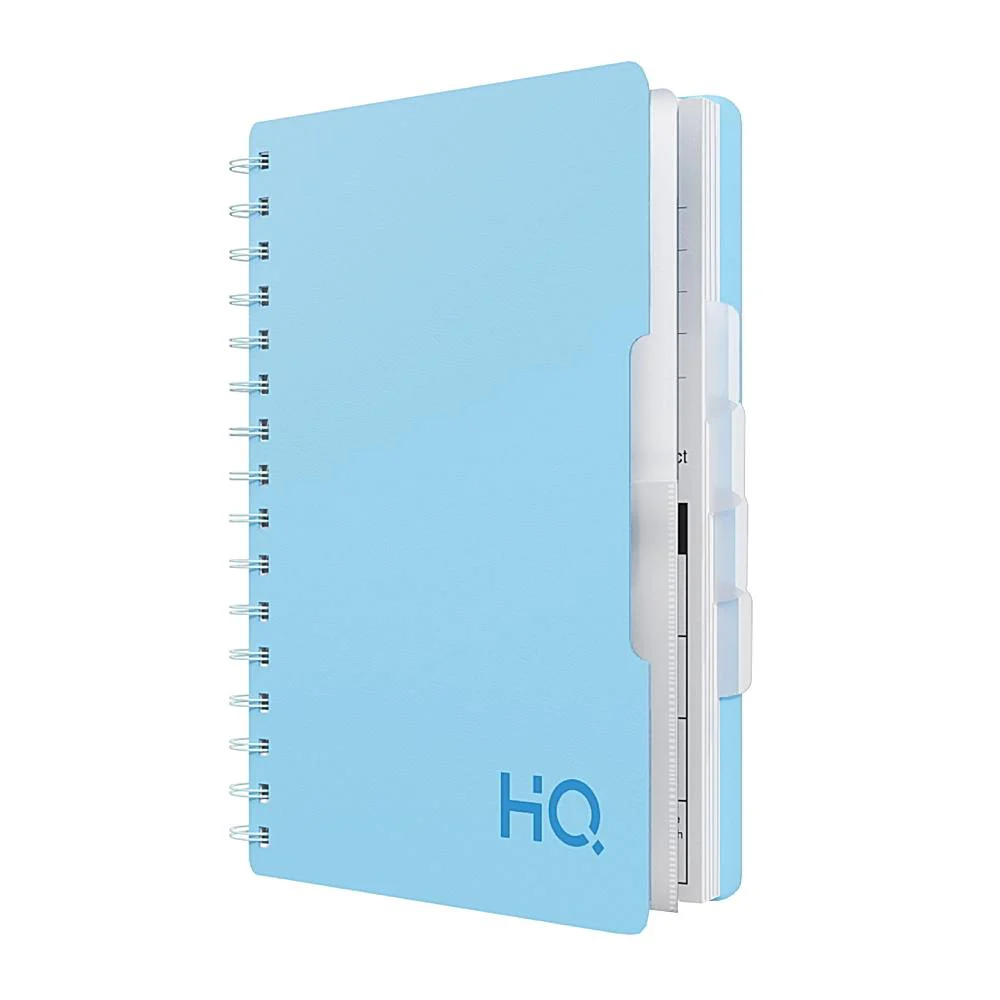 HQ Five Subject Book Single Line (B5 Size) 300 Pages - Marine Blue