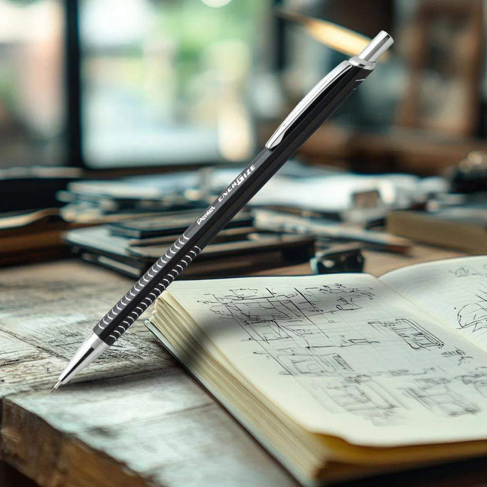 Pentel PL447 Energize Mechanical Penceil 0.7 mm - Black Body