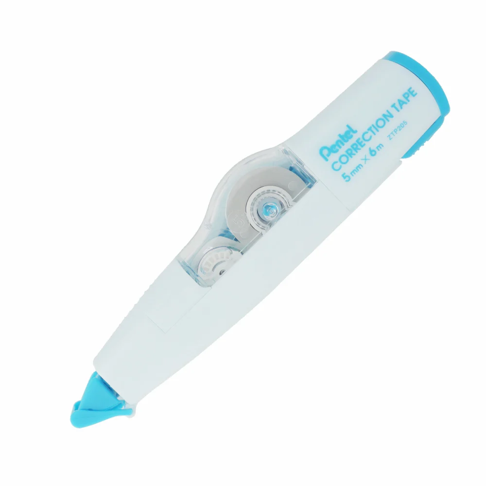 Pentel ZTP205 Refillable Correction Tape Blue Body 6m