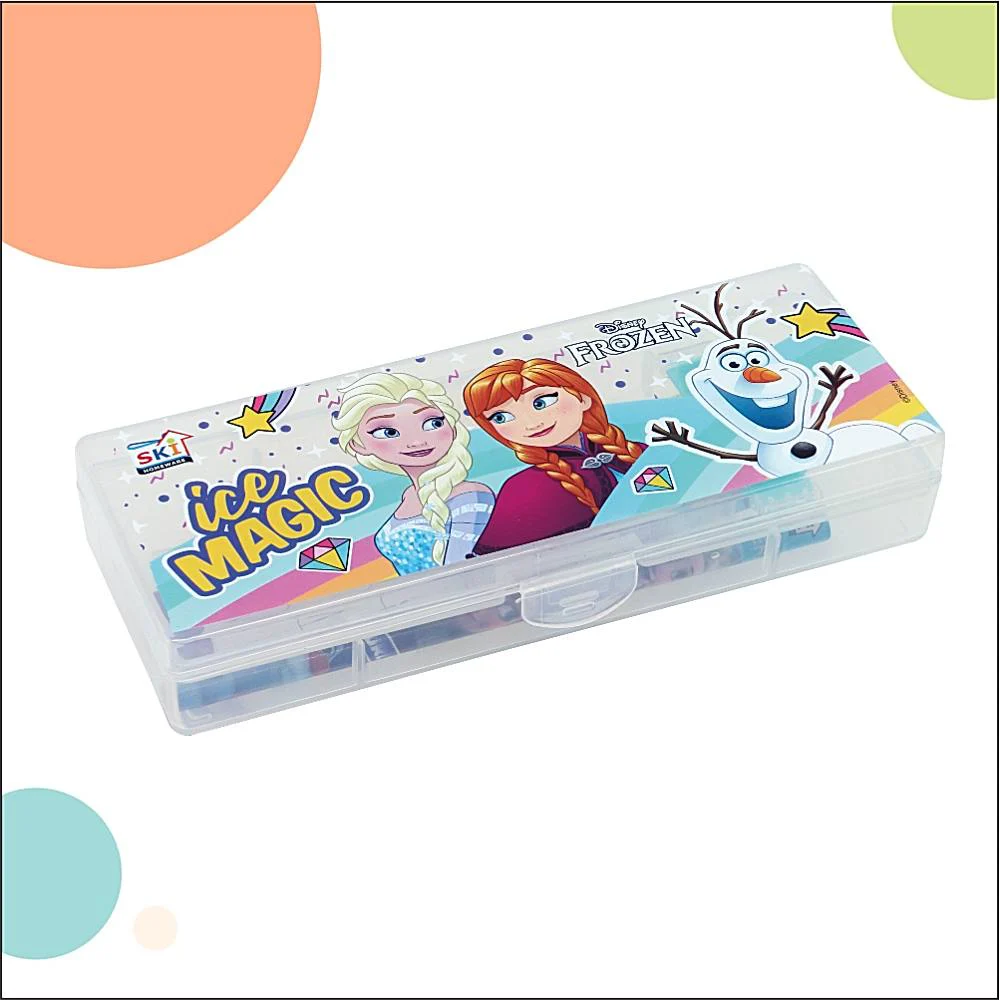 Ski Nexon Disney Frozen Plastic Pencil Box - Transparent