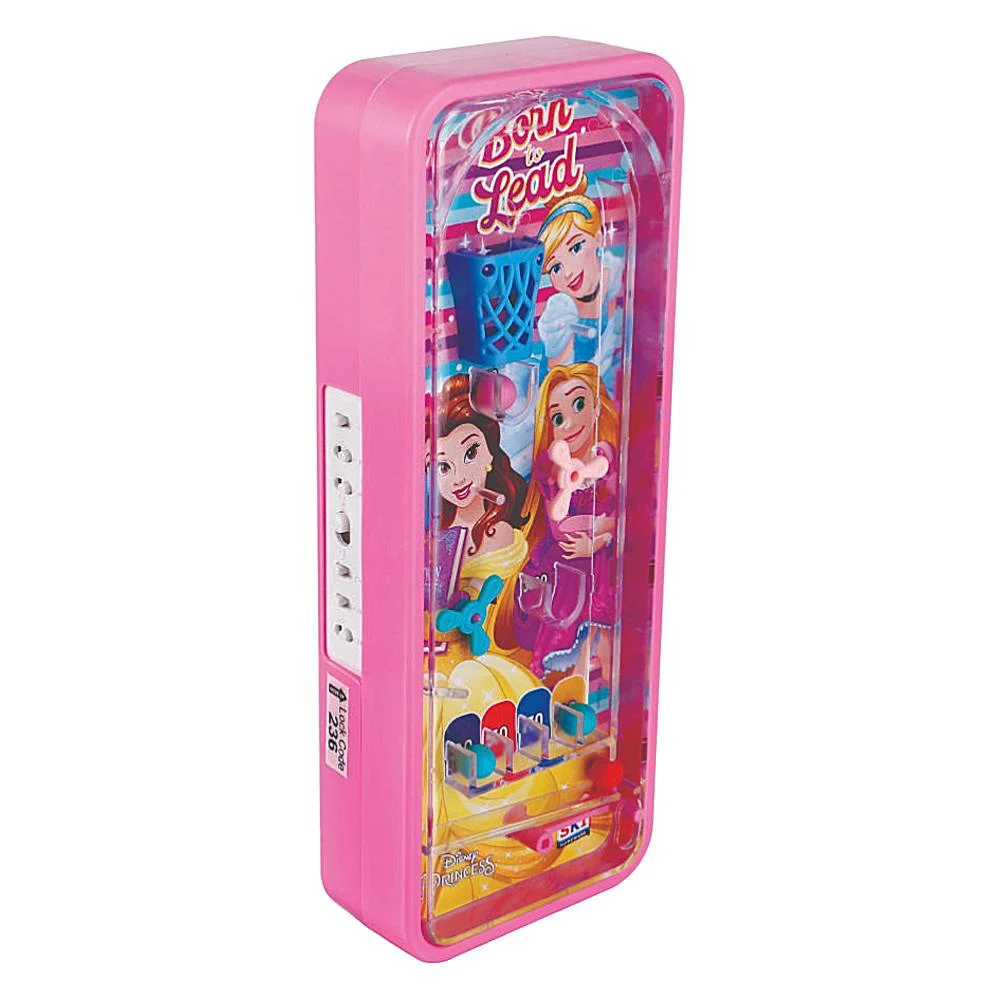 Ski Cruze Disney Princess Plastic Pencil Box (Pink)