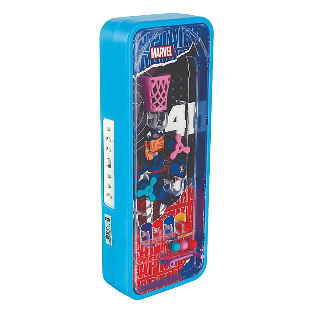 Ski Cruze Marvel Captain America Plastic Pencil Box - Blue