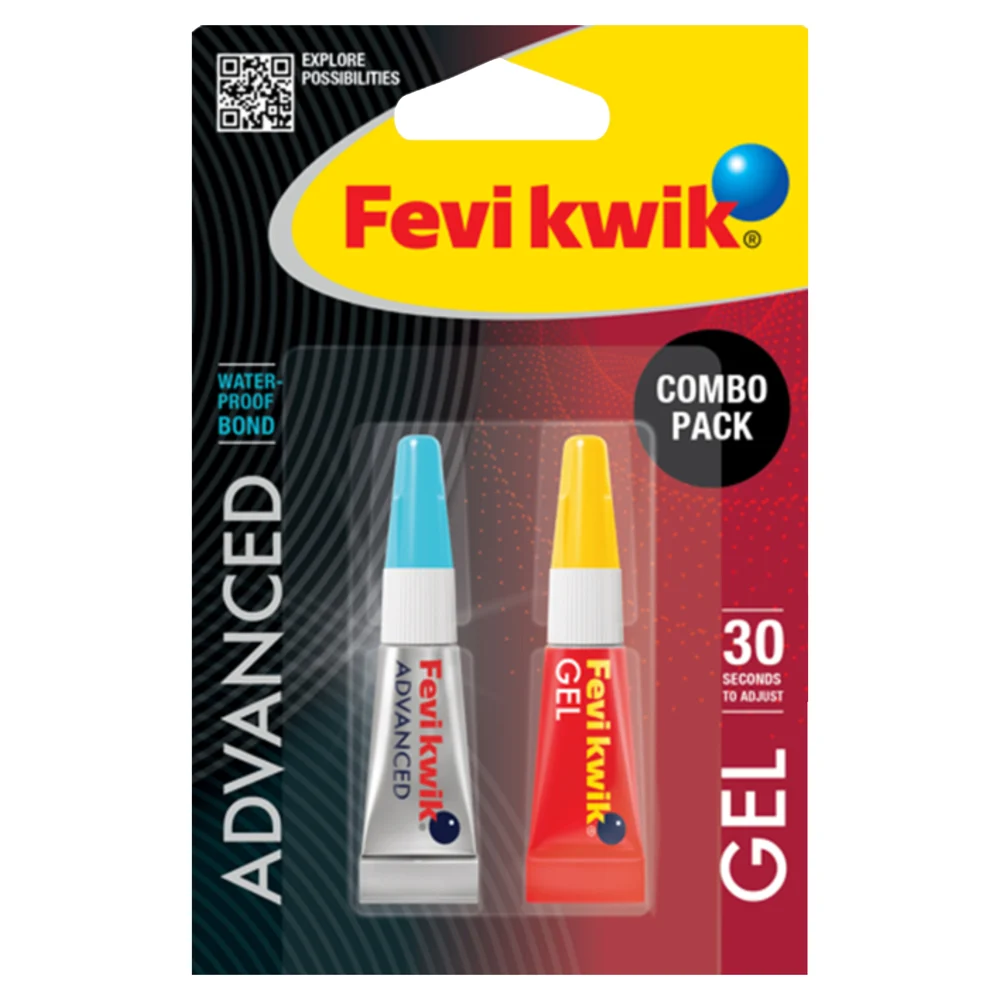 Fevikwik Gel & Advanced Multi-Purpose Glue Combo Kit