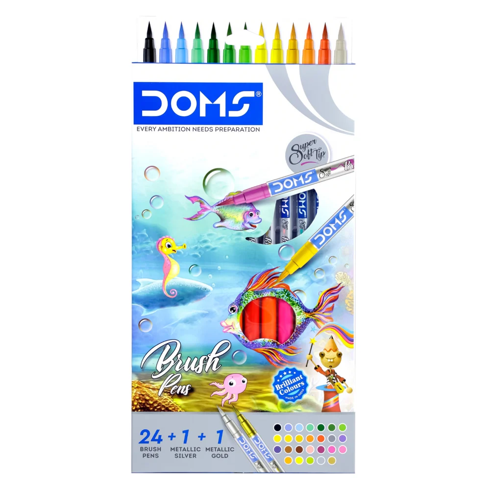 Doms Brush Pen 26 Shades