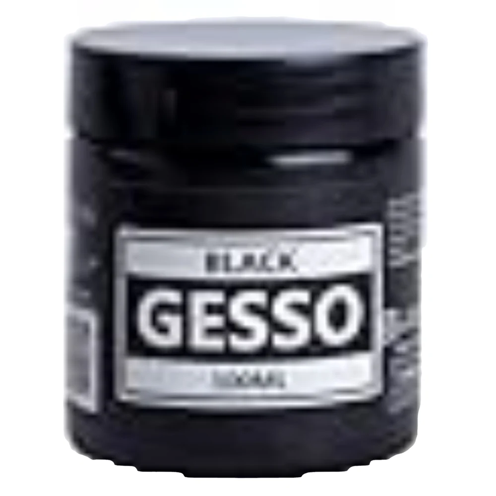 Little Birdie Acrylic Gesso Bottle (Black) 100 ml