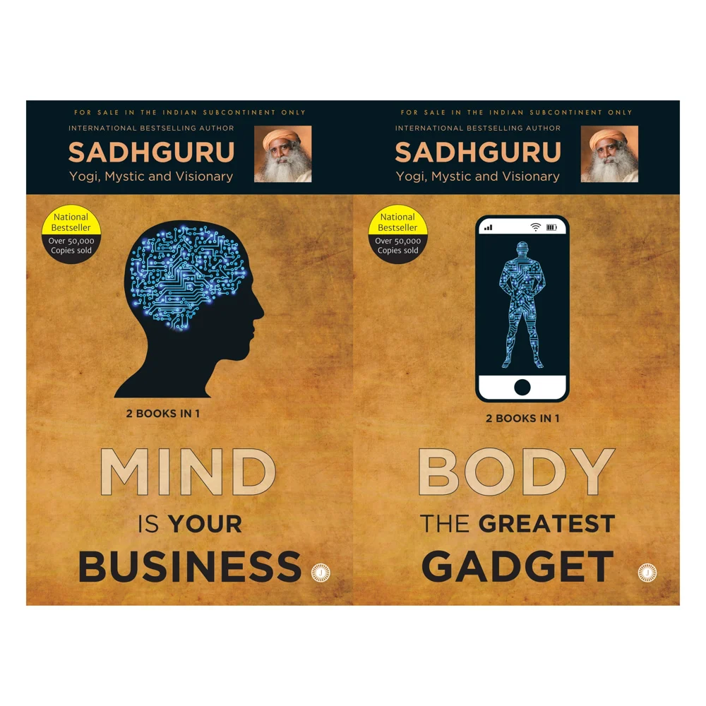 Mind Is Your Business & Body Greatest Gadget By Sadhguru : 2-in-1 | Jaico Publishing | Religion & Spirituality Book
