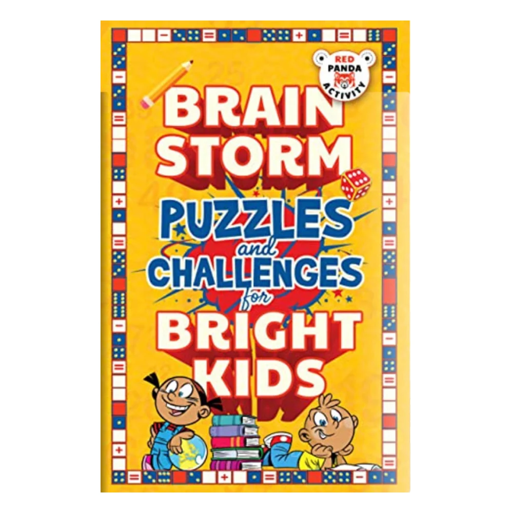 Brain Storm Puzzles And Challenges For Bright Kids | Red Panda | Children's Activity Book