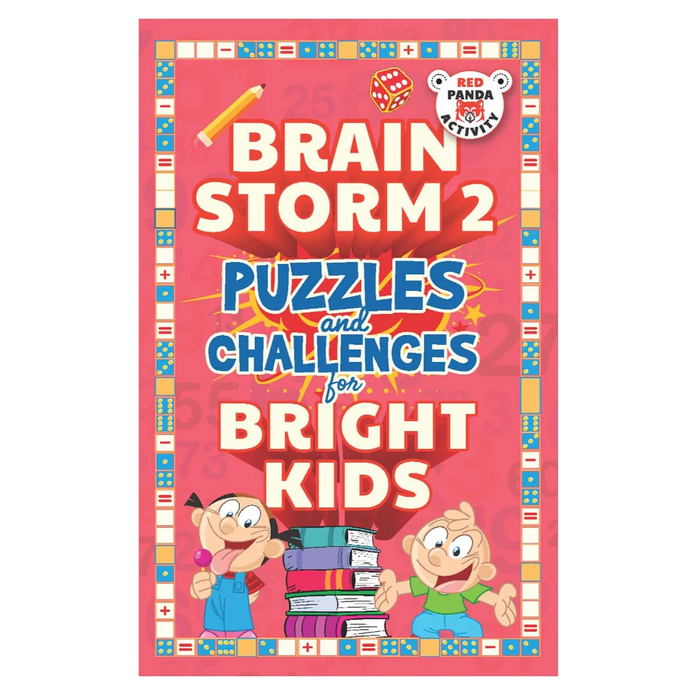Brain Storm 2 - Puzzles & Challenges For Bright Kids By Red Panda | Children's Activity Book